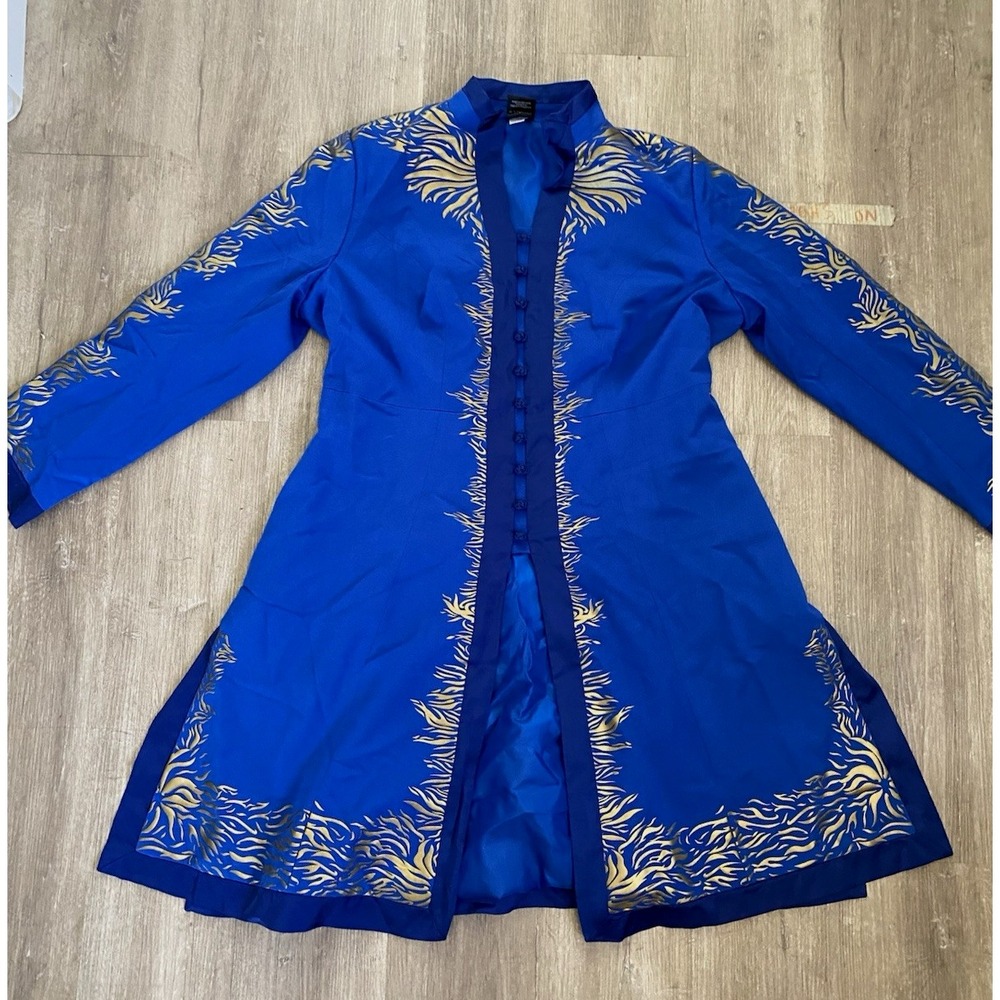 Shadow & Bone Netflix Alina Kefta Blue Costume Cosplay Jacket 1X XL Top Coat Hot